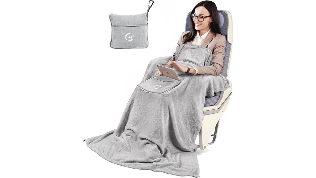 tirrinia airplane blanket pillow