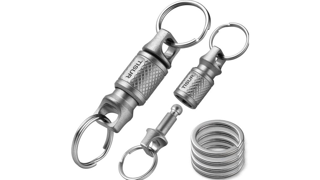 tisur titanium pull apart keychain