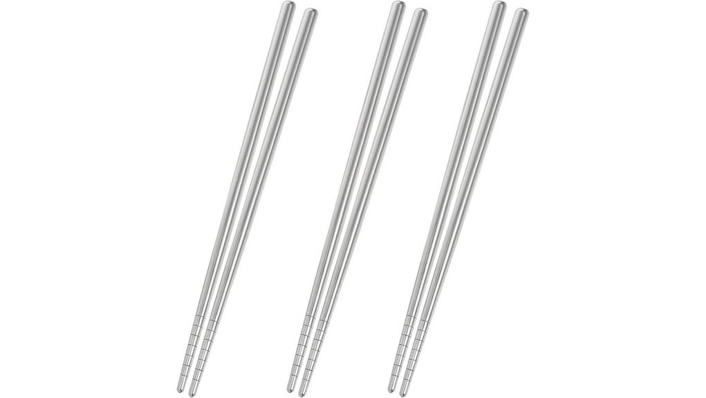 titanium dishwasher safe chopsticks trio