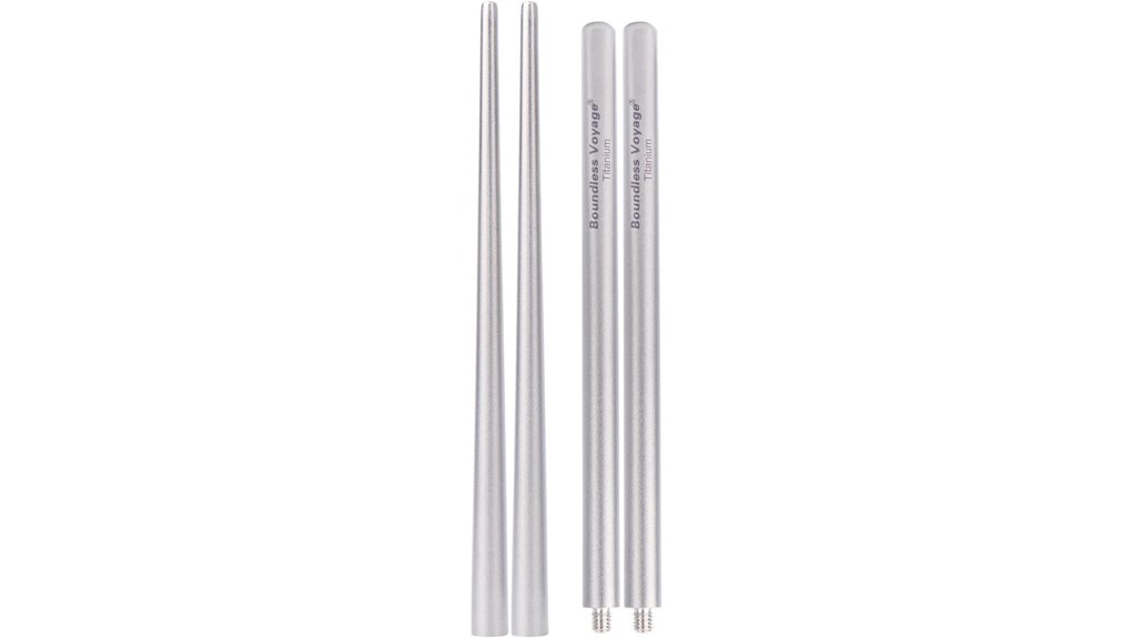 titanium foldable 26g chopsticks