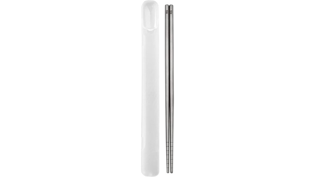 titanium reusable chopsticks case