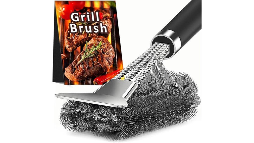 Best Grill Brush That Keeps Your Grill Spotless 8 tntor 18 inch adjustable scraper
