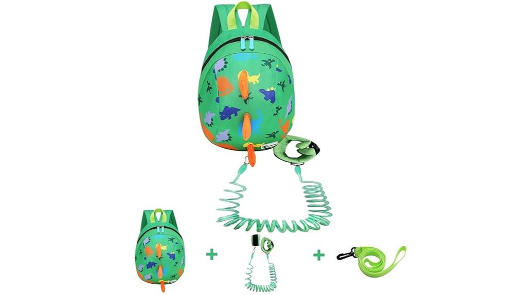 toddler dinosaur backpack leash
