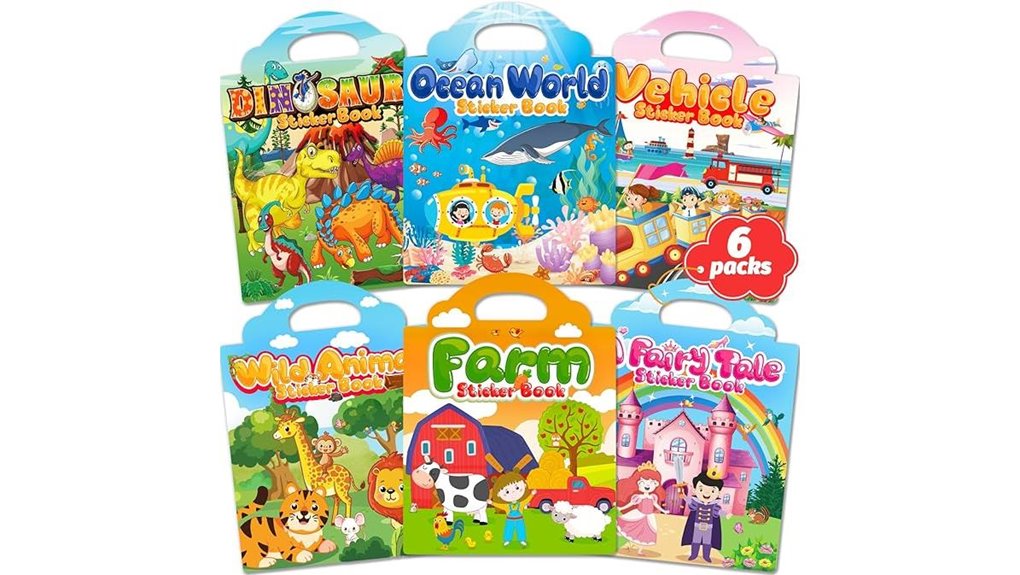 Reusable Sticker Books Toddlers Love for Creative Fun 5 toddler reusable sticker book