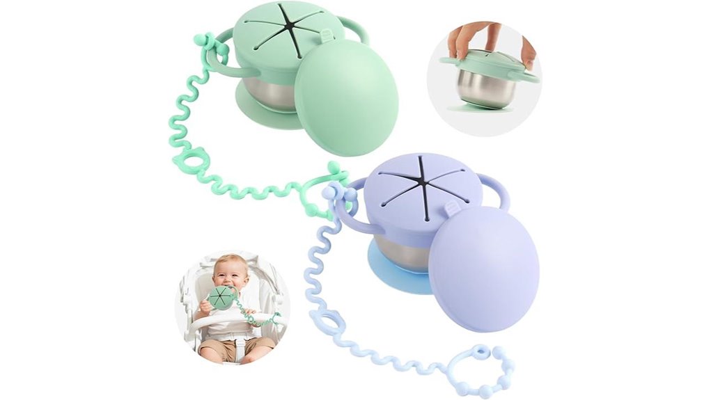The Top Spillproof Snack Cups Toddlers Love on Flights 10 toddler spill proof snack cups