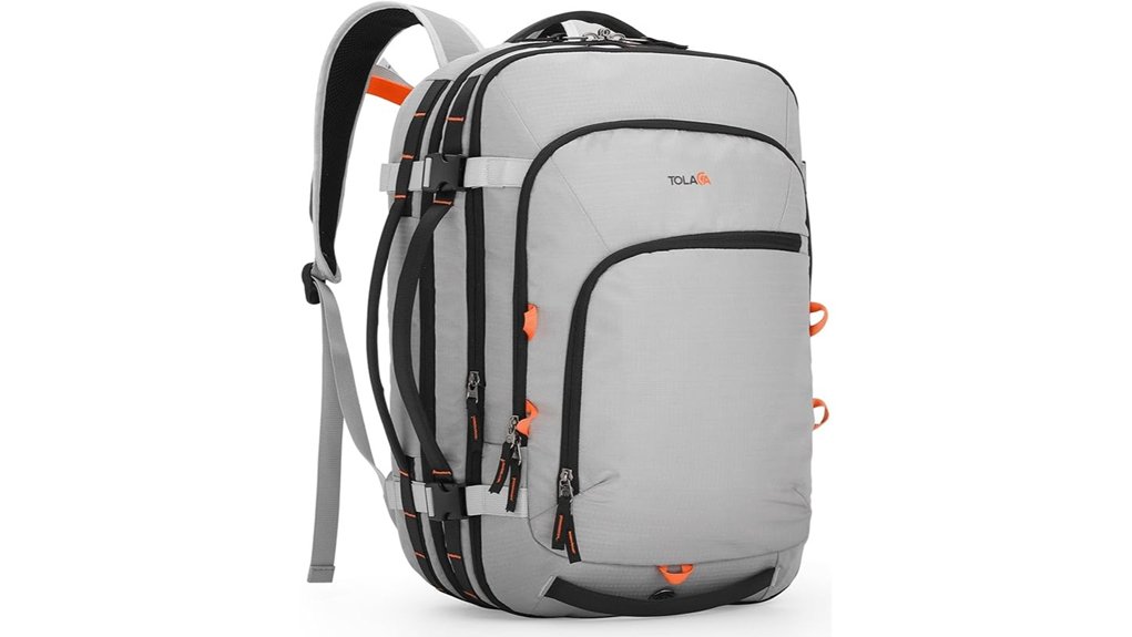 Airport-Friendly Travel Backpacks with Laptop Compartments 6 tolaccea 35 45l tsa backpack