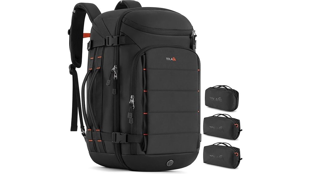 Modular Travel Backpacks That Fit Packing Cubes Perfectly 15 tolaccea 40l laptop backpack