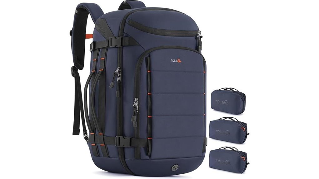 Best Carry‑On Backpacks with Built‑In Packing Cube System 10 tolaccea 40l laptop cubes