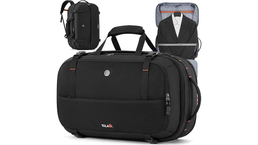 tolaccea duffel backpack laptop