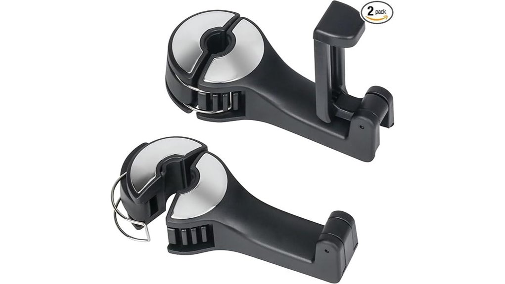 Top Travel Seatback Hooks to Keep Headphones and Bags Secure 1 toovren 2 pack hook phone