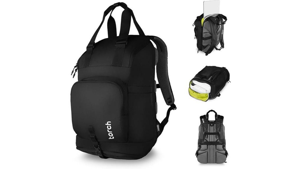 Best Carry‑On Backpacks with Dedicated Shoe Compartment 11 torch 27l backpack shoe