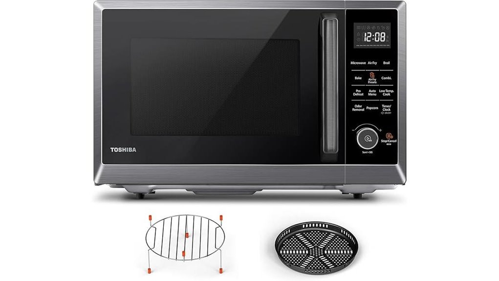 Air fryer (compact countertop) That's Perfect for Quick, Healthy Meals 13 toshiba 8 in 1 microwave fryer