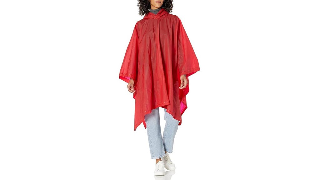 Packable Rain Capes for Travel (Bike and City Use) KeepDry 8 totes adult rain poncho
