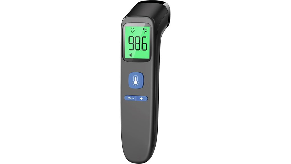 Top Travel Thermometers: No-Contact vs Oral for Families 3 touchless 1 second fever alarm
