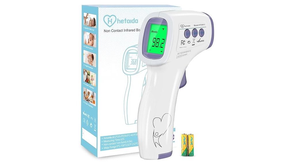 Top Travel Thermometers: No-Contact vs Oral for Families 9 touchless infrared fever alert