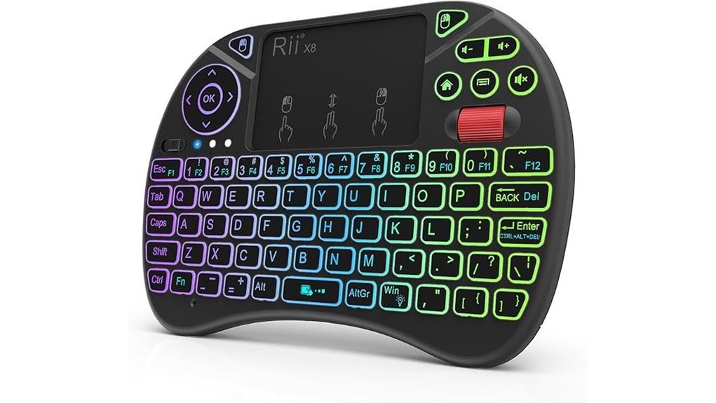 The Travel Keyboard + Trackpad Combo (Compact) That Sticks 10 touchpad rgb rechargeable keyboard