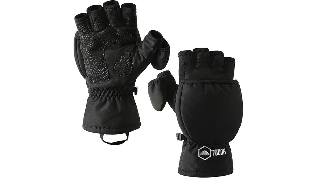 Travel Mittens With Removable Liners for Versatile Warmth 9 tough convertible thinsulate gloves