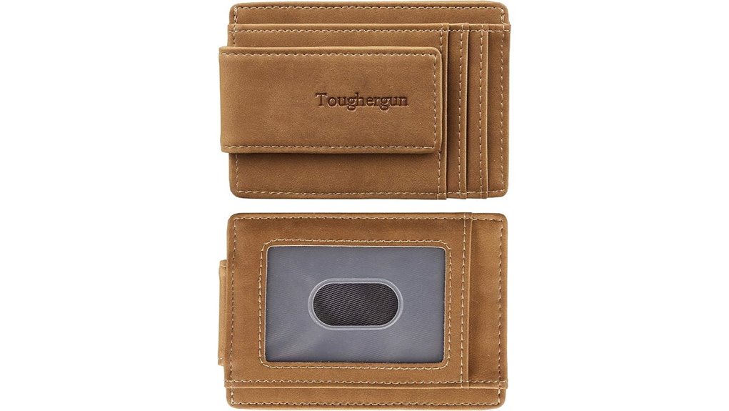 Slim, Secure Money Clip Wallets That Travelers Love 11 toughergun rfid slim clip