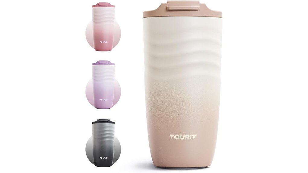Best Travel Mugs with True Leakproof Lids (Bag Safe) 8 tourit 16oz leak proof mug