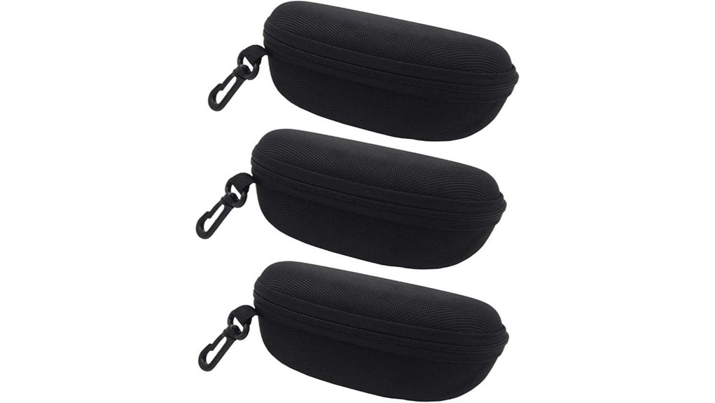 Sunglasses Cases That Protect Your Specs Without Extra Bulk 5 traderplus black 3 pack case