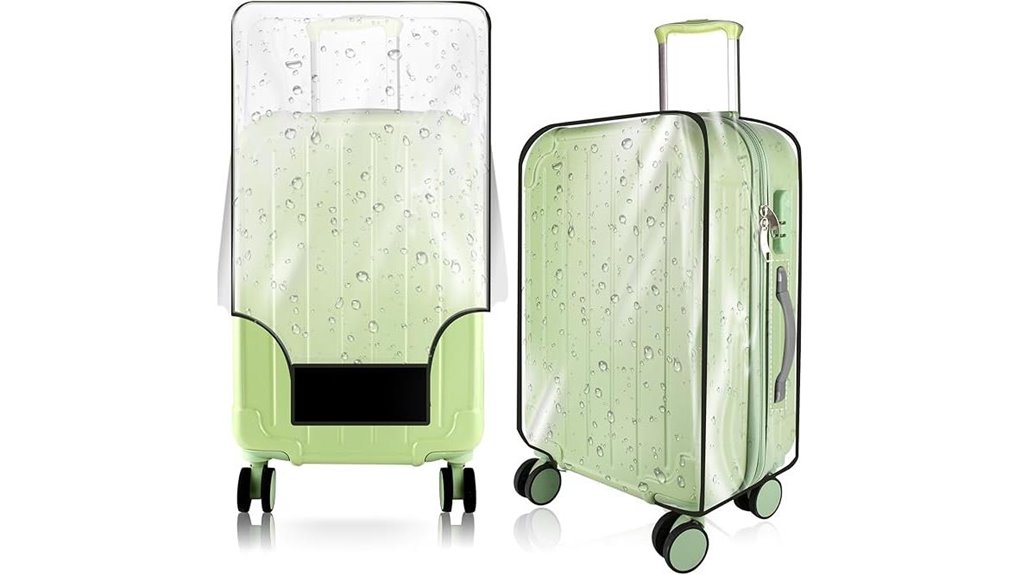 Ultimate Luggage Covers to Guard Against Dust, Scuffs & Rain 7 transparent 22 inch waterproof cover