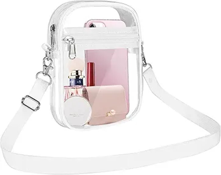 transparent concert sports purse