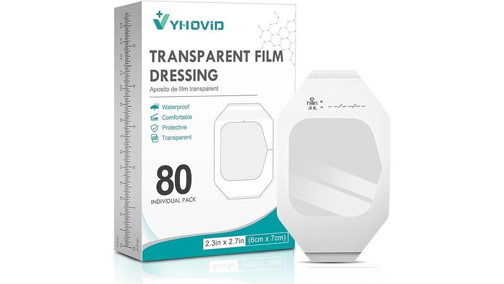 Perfect Waterproof Bandage Sets for Travel (Shower‑Safe) 3 transparent film waterproof 80 pack