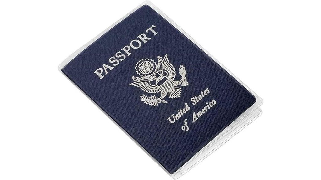 Passport Covers That Fit EU & US Passports Without Bending 9 transparent id card holder
