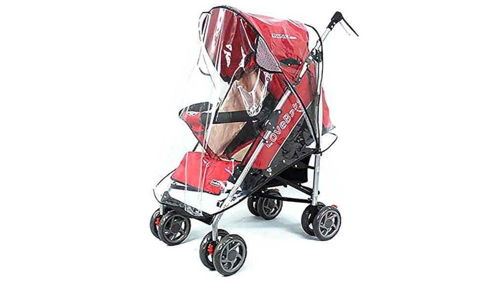 The Best Stroller Rain Covers for Travel (Vented, Clear View) 10 transparent universal stroller shield