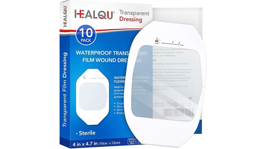 Perfect Waterproof Bandage Sets for Travel (Shower‑Safe) 7 transparent waterproof film dressings