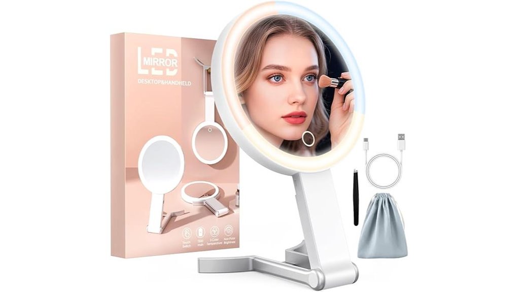 Must-Have Travel Contact Lens Mirrors: Magnify & Light Up 7 travel 15x mirror lights