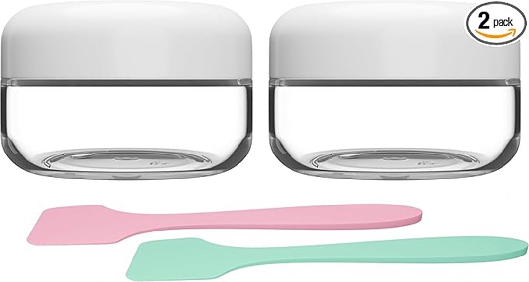 travel 1oz bpa free jars