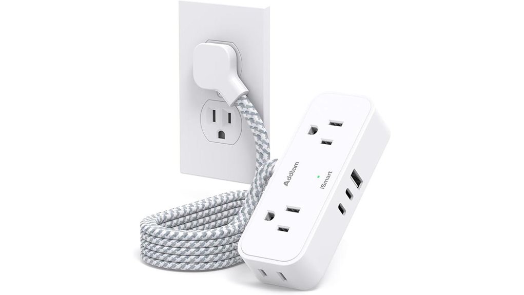 Compact Travel Power Strips (More Outlets) Power Your Trips 8 travel 6ft 4 outlet 3usb