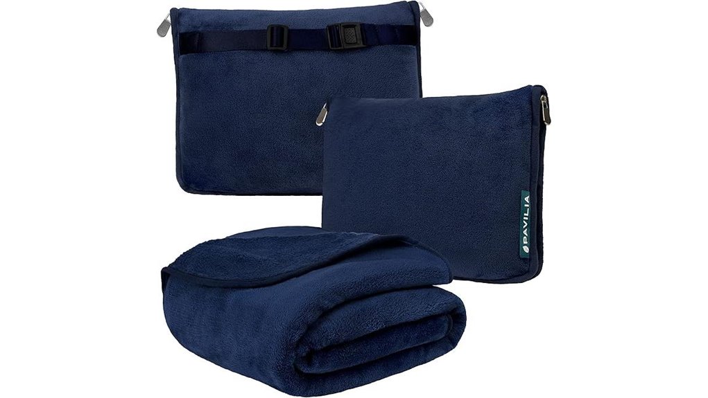Top Compact Travel Pillows (Packable Comfort) for On-the-Go 5 travel blanket pillow hybrid