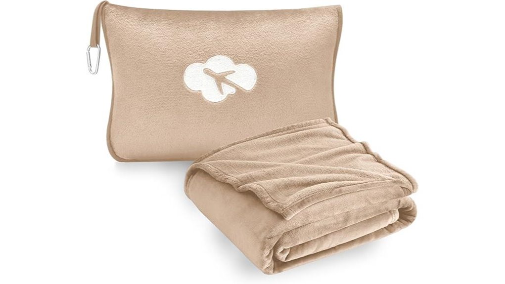 The Compact Travel Blankets That Pack Small for Cold Cabins 5 travel blanket pillow sleeve