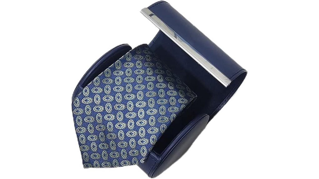 travel blue necktie case