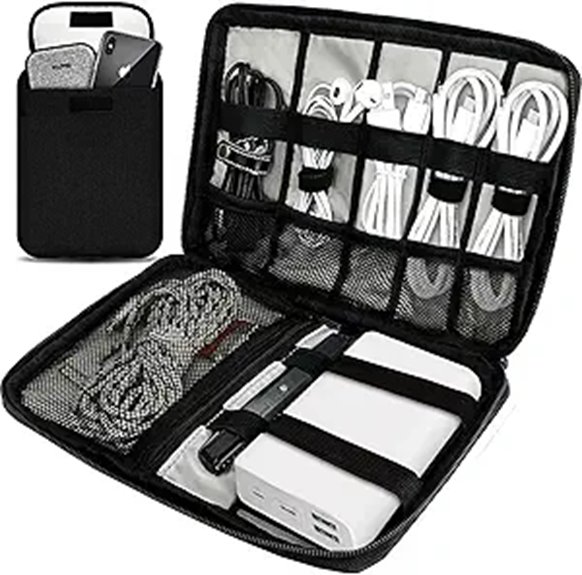 Cable Organizer Pouches Structured vs Slim: Pick Yours 15 travel cable organizer pouch