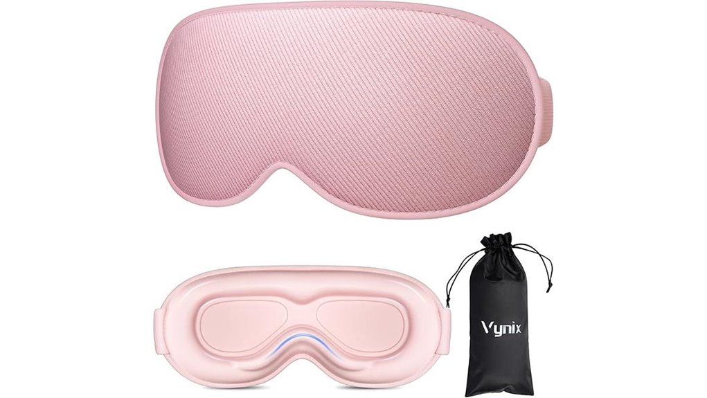 Best Sleep Masks with Adjustable Eye Cups (No Lash Crush) 12 travel contoured blackout mask