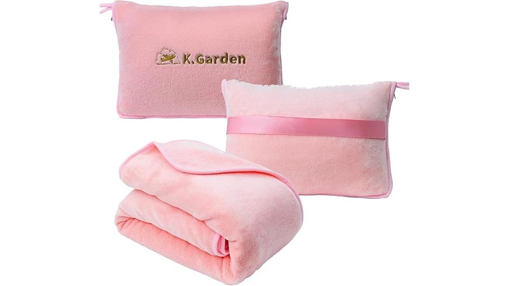 travel cooling blanket pillow