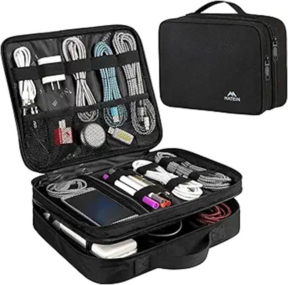 Personal-item Bags with Built-in Admin Organizer for Office Work 1 travel cord organizer bag