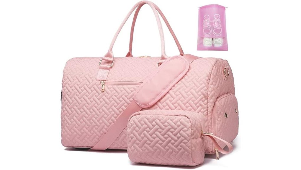travel duffle shoe compartment