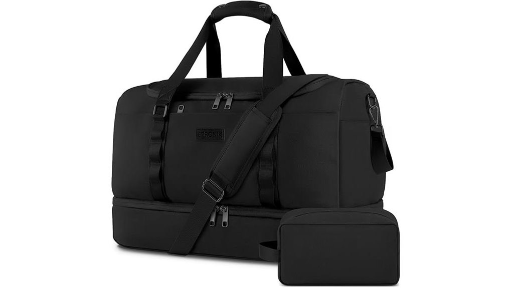 Weekender Bags for Road Trips with Big Opening & Easy Pack 8 travel duffle shoe compartment