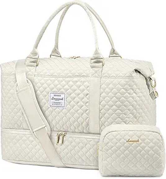 travel duffle with wetpocket