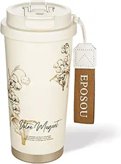 Best Travel Mugs with True Leakproof Lids (Bag Safe) 9 travel flip lid 16oz