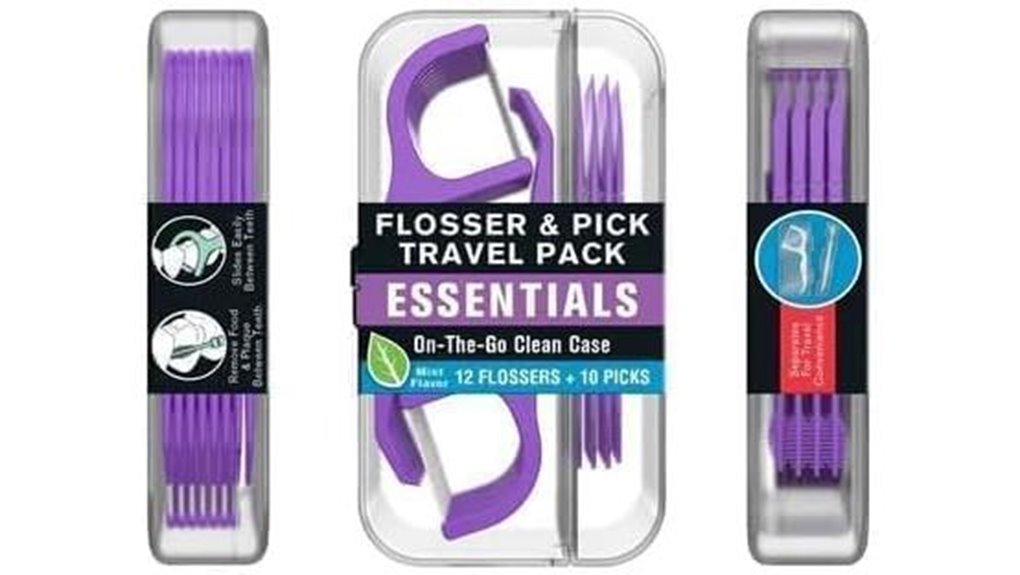 Travel Floss: Case, Picks, or String for Clean Teeth Anywhere 15 travel floss picks pack