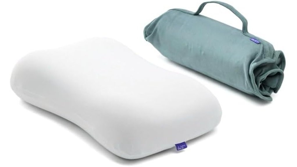travel memory foam pillow