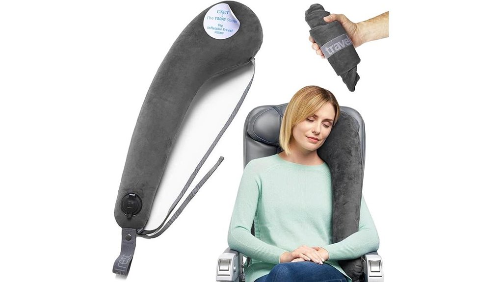 Travel Pillows for Side Sleepers: No Neck Strain 6 travel neck body pillow