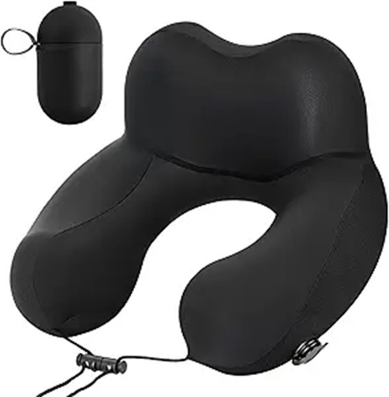 Best Inflatable Neck Pillows That Won't Shift Head Forward 6 travel neck pillow 2 in 1