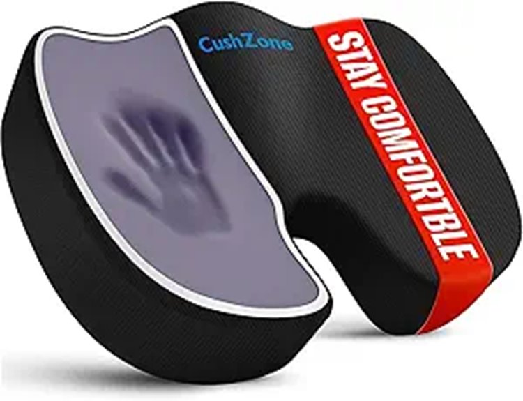 Travel Seat Cushions That Turn Long Flights Into Cozy Lounges 7 travel office foam cushion