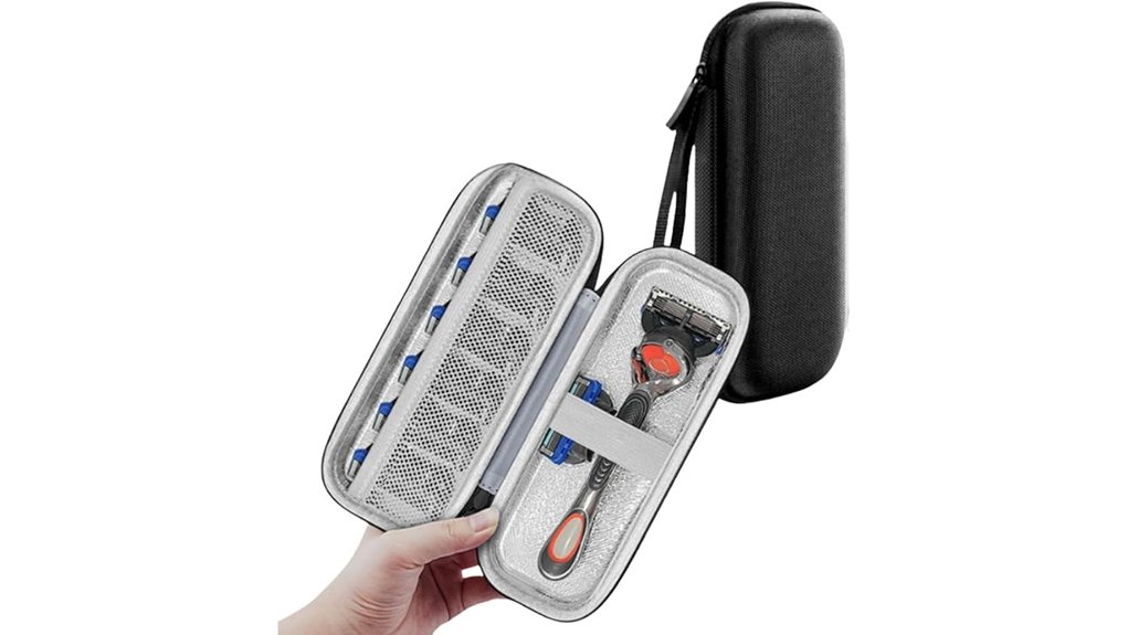 travel razor zipper organizer
